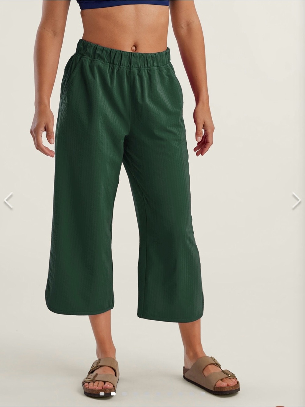 Title Nine slaycation cropped wide leg pants